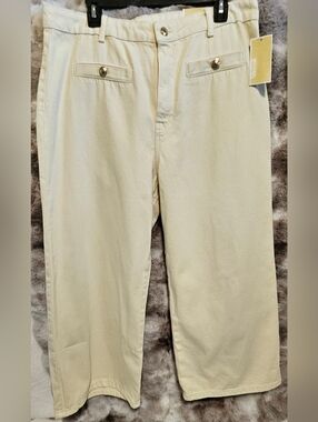 Women's Michael Kors Cream Pants Size 14